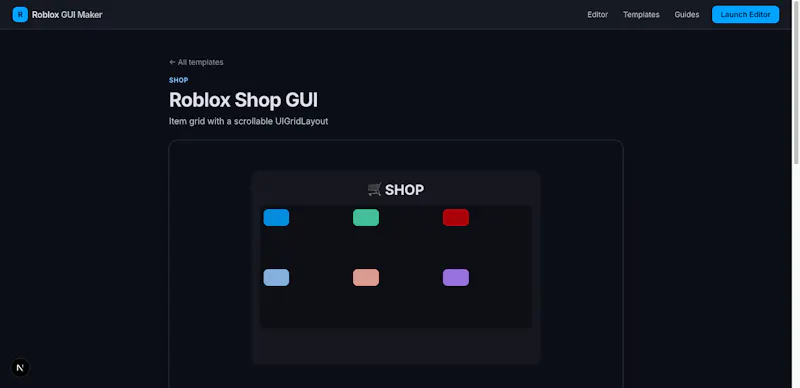 Roblox GUI Maker screenshot 5