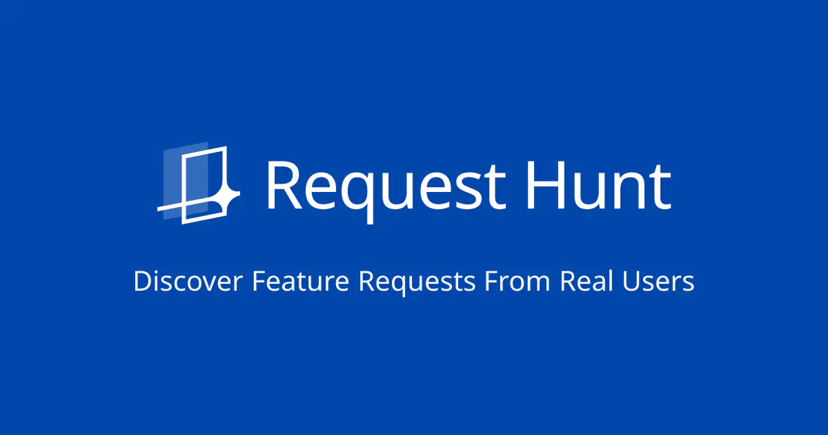 RequestHunt 제품 배너