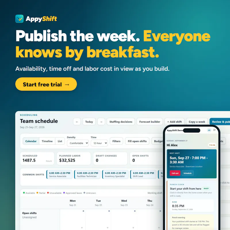 AppyShift screenshot 3