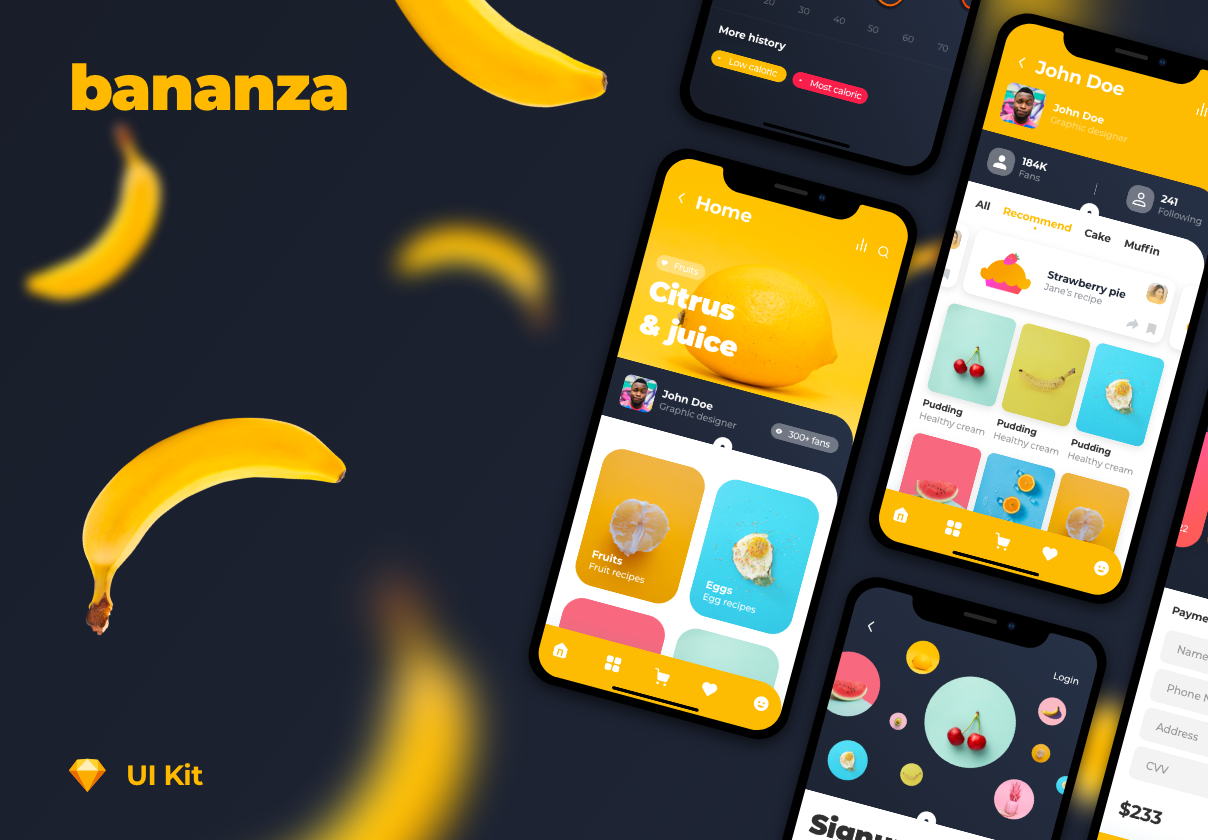 Bananza UI Kit gallery image