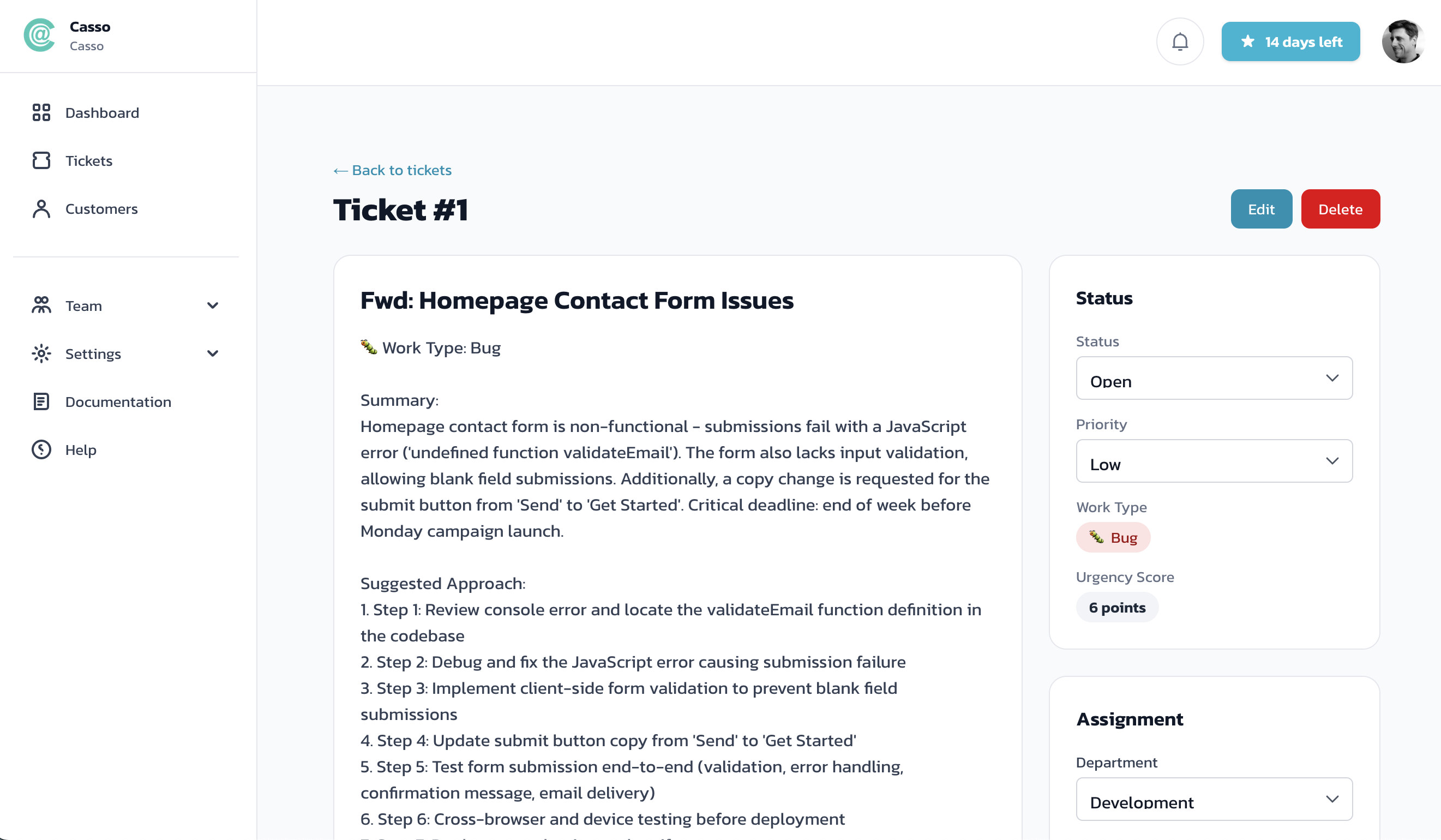 Casso - Screenshot 4 showing product features and functionality