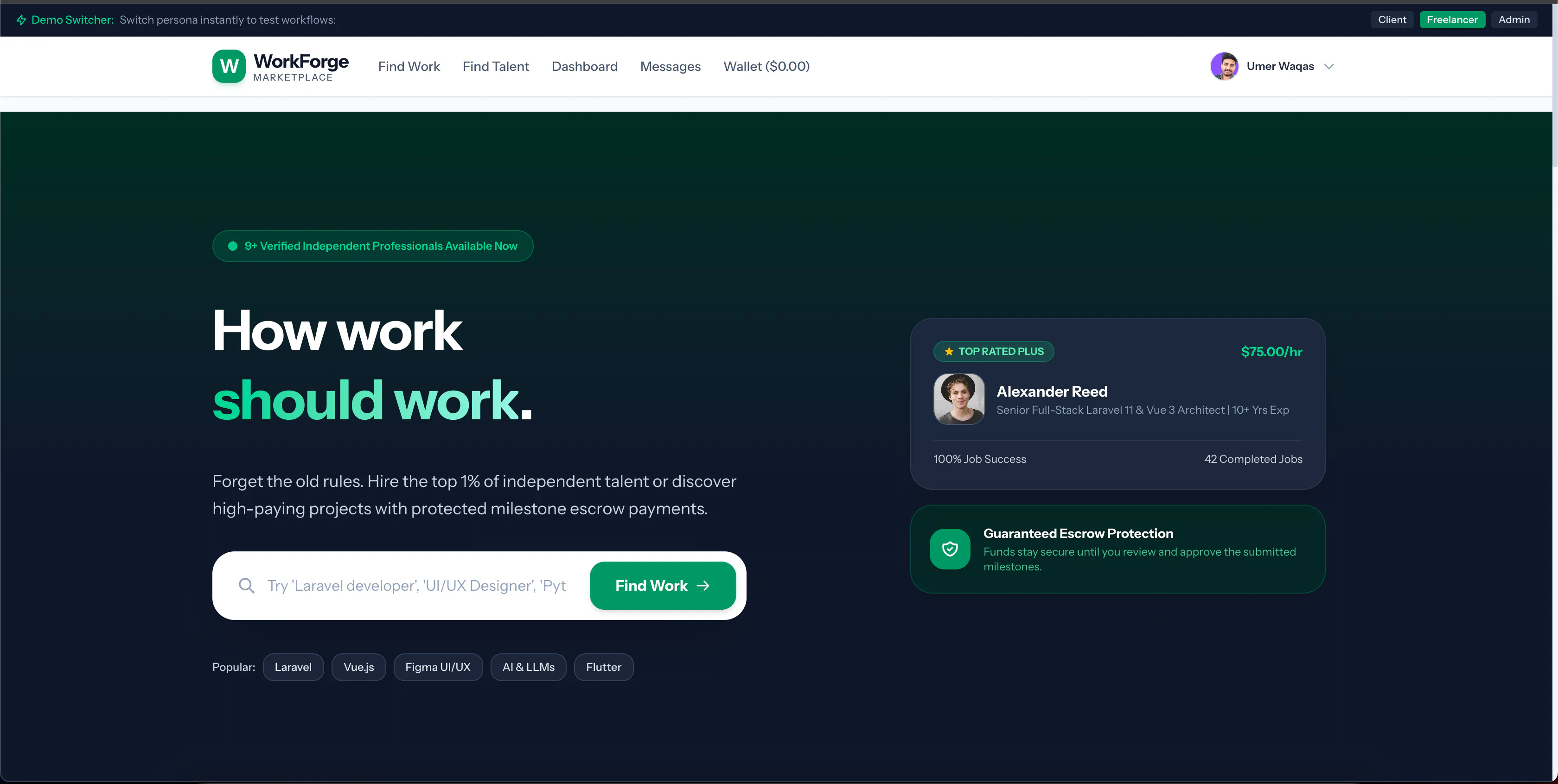 WorkForge — Upwork Clone Source Code gallery image