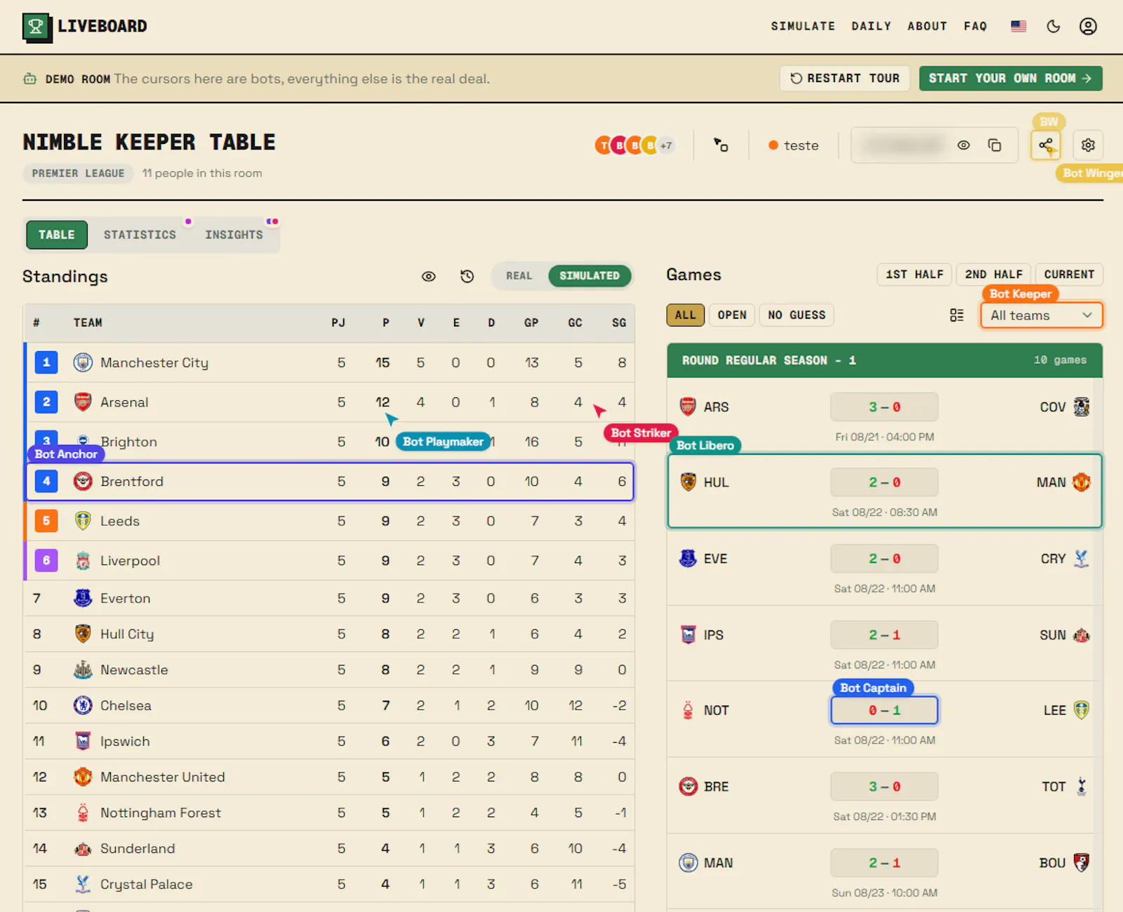LiveBoard screenshot 2