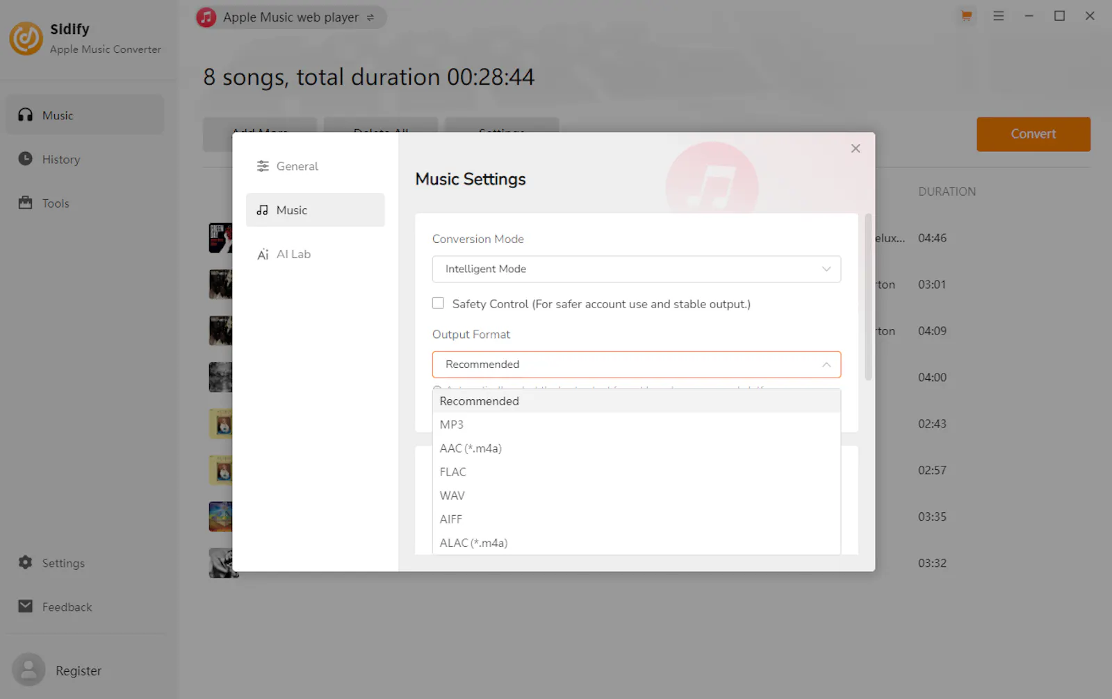Sidify Apple Music Converter screenshot 5