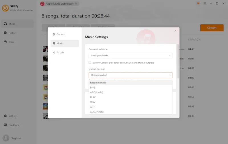 Sidify Apple Music Converter screenshot 5