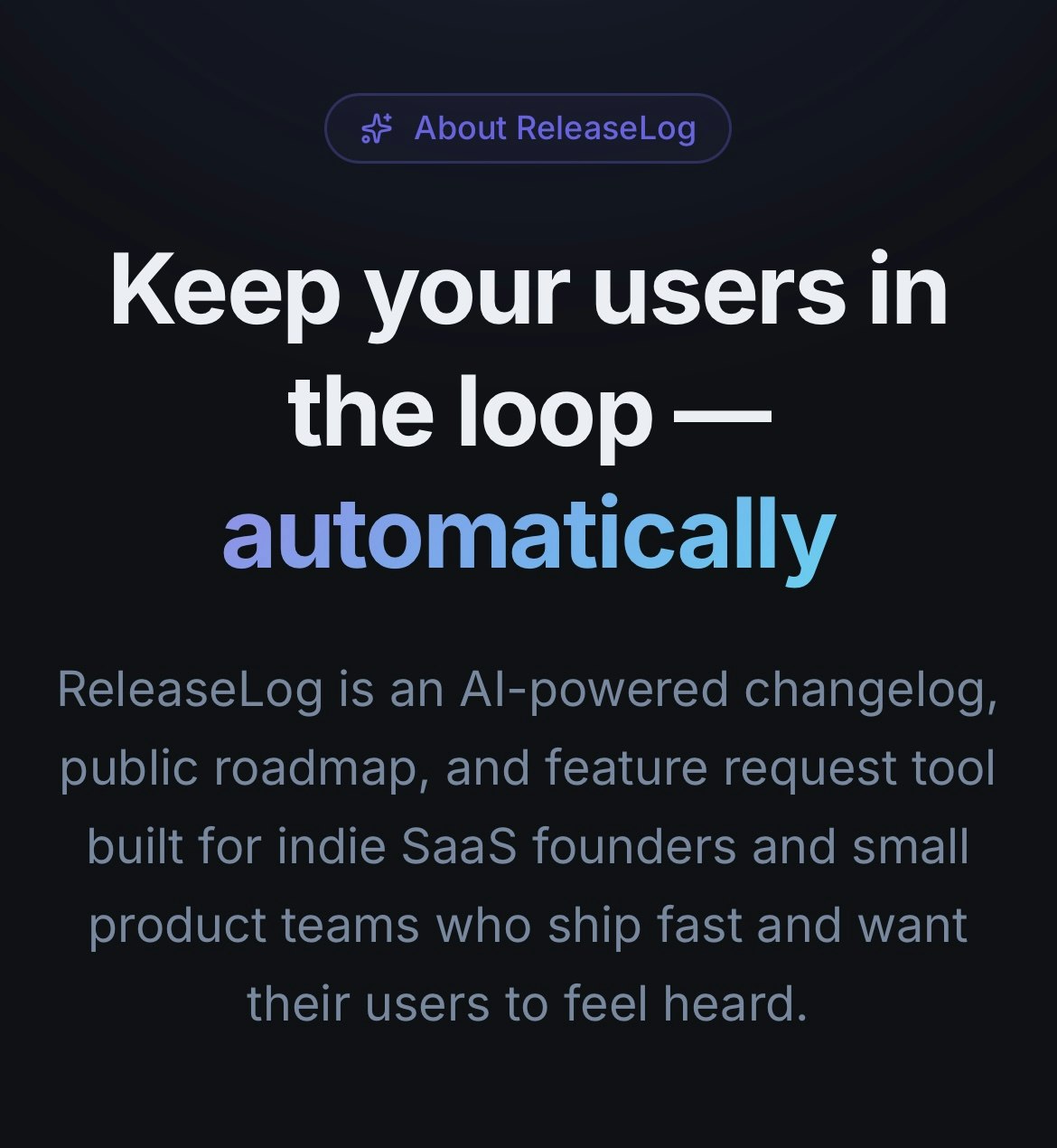 ReleaseLog gallery image