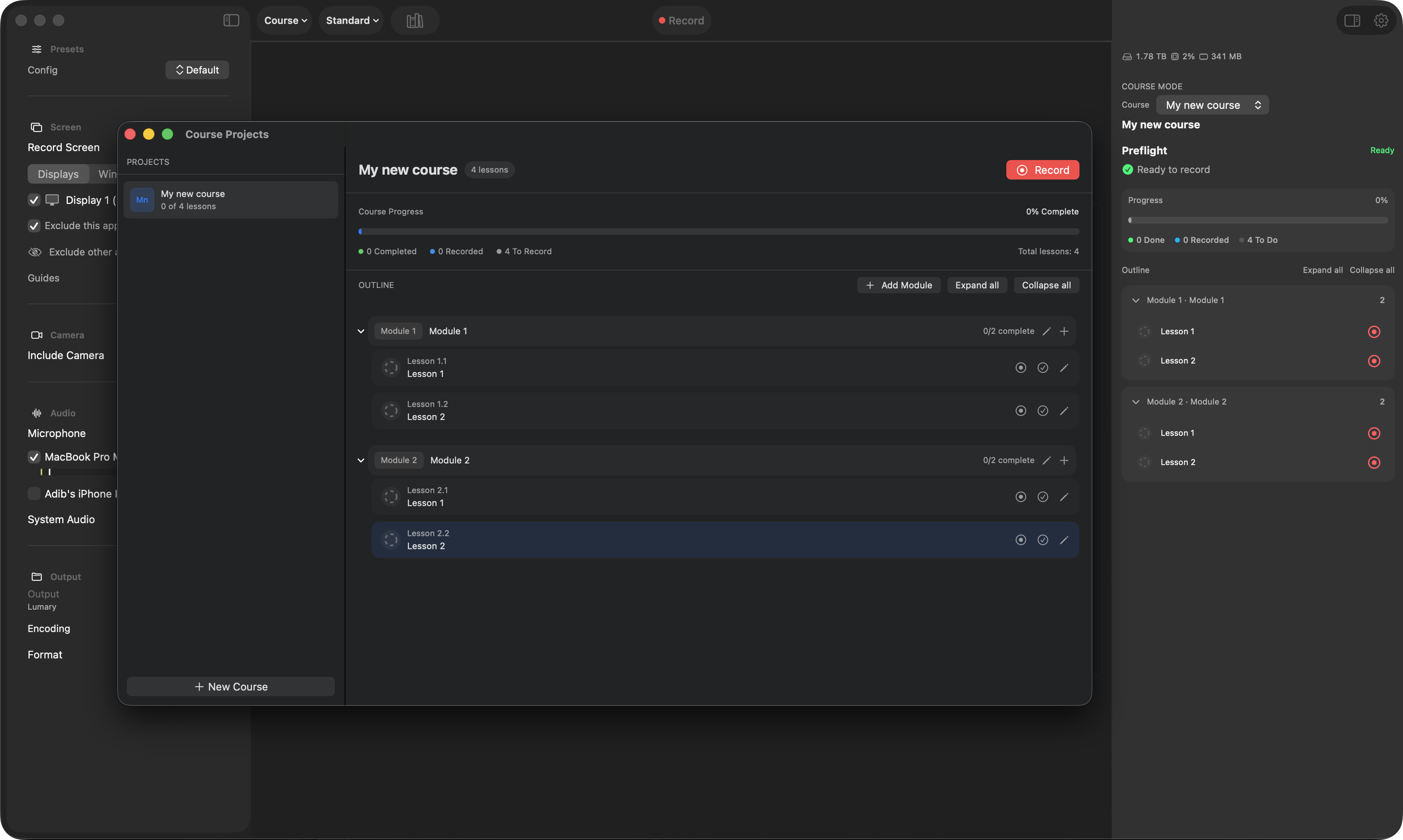 Lumary Recorder - Screenshot 5 showing product features and functionality
