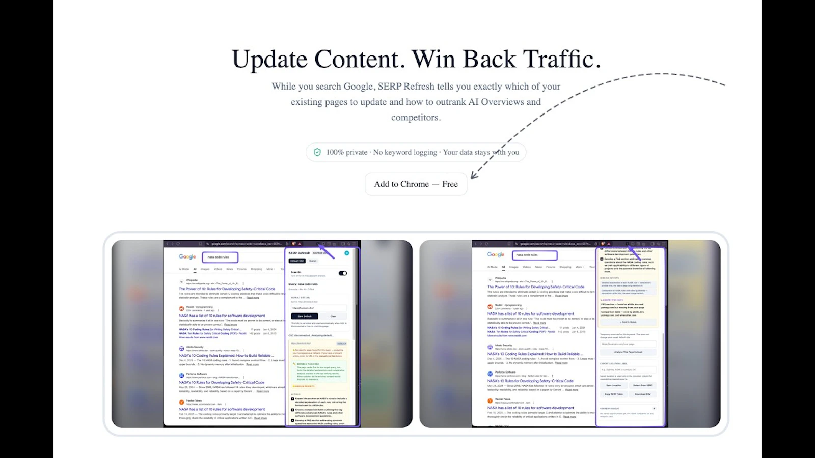SERP Refresh: AI SEO GSC Content Updates screenshot 1 (video preview)