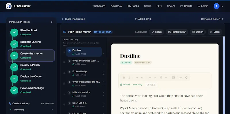 KDP Builder screenshot 6