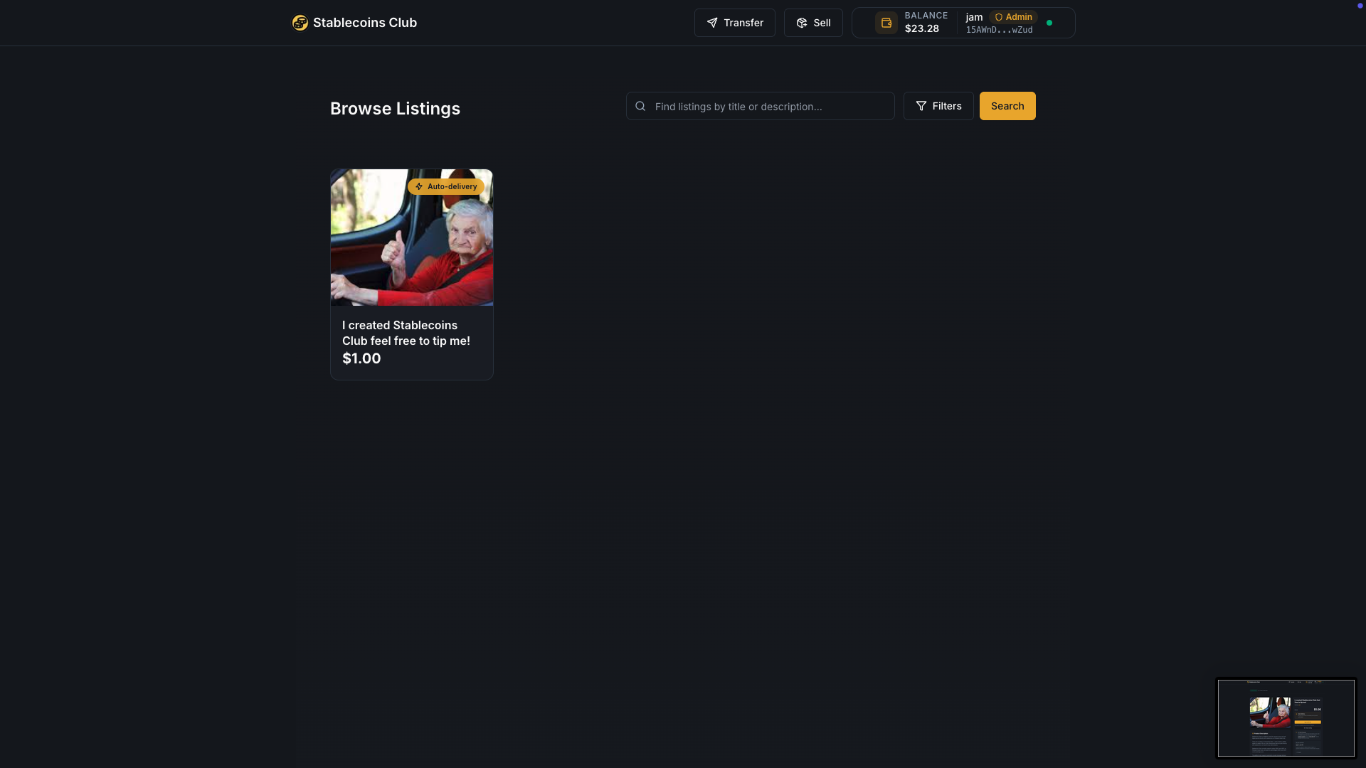 Stablecoins Club - Screenshot 2 preview