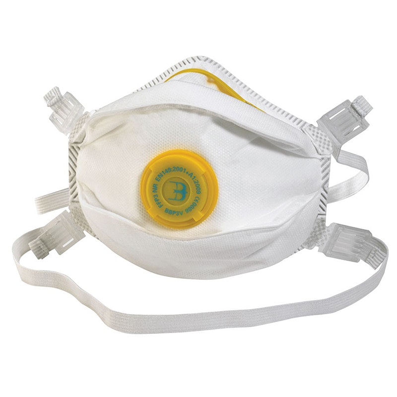 ffp3v valved moulded respirator (box 5)