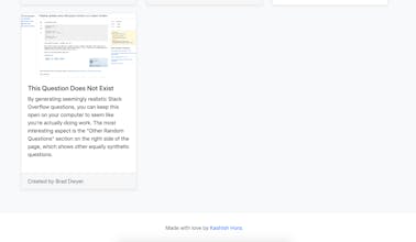 This X Does Not Exist gallery image