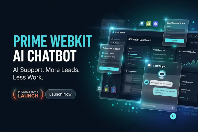 Prime Webkit AI Chatbot screenshot 2
