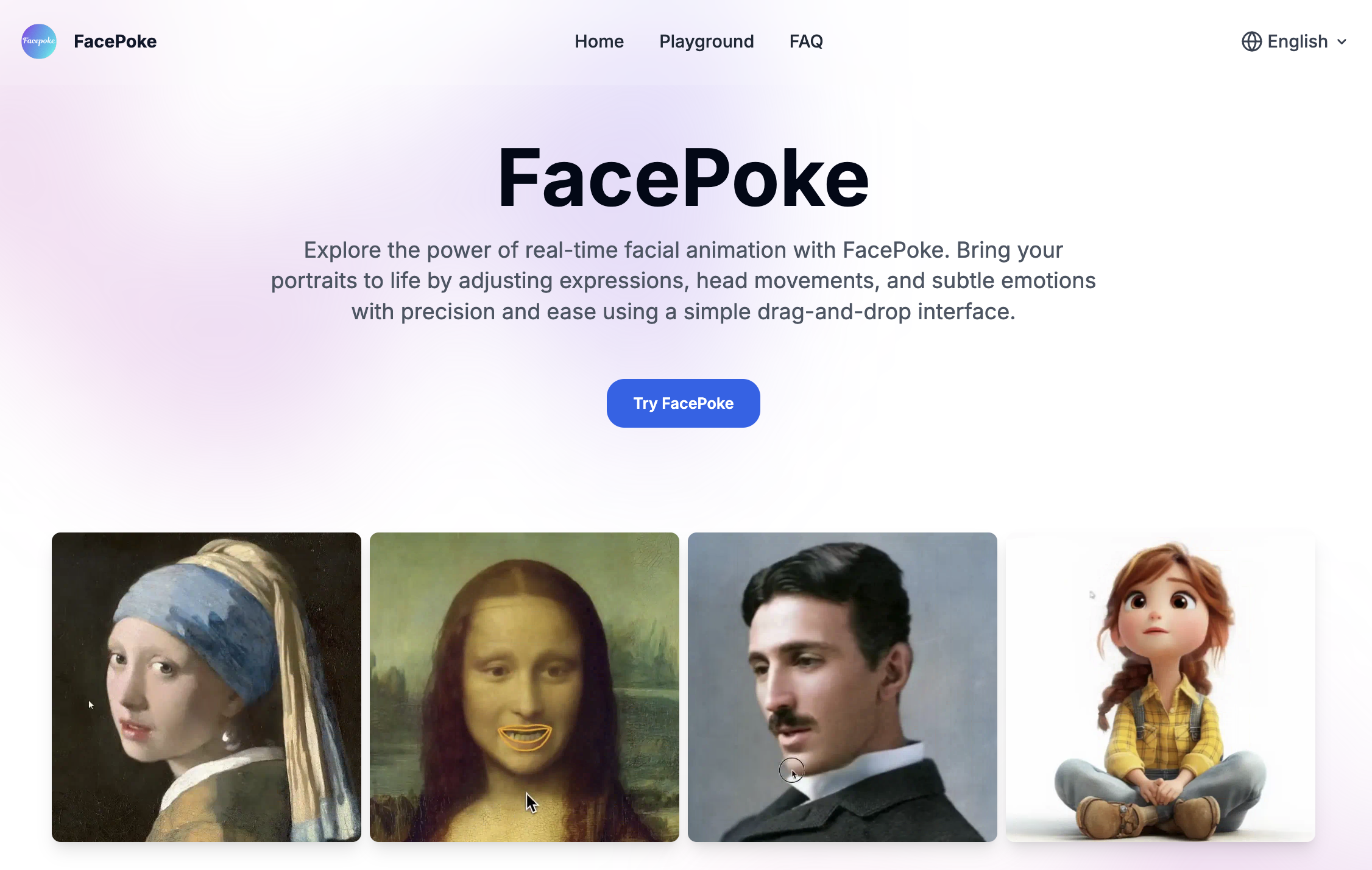 FacePoke gallery image