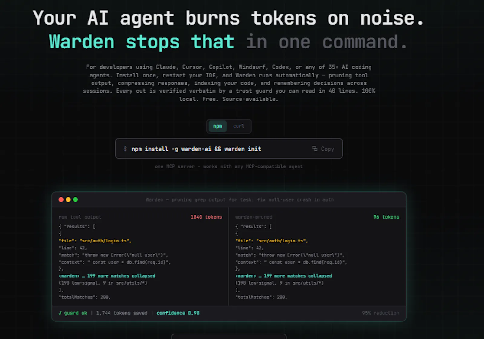Warden AI screenshot 1