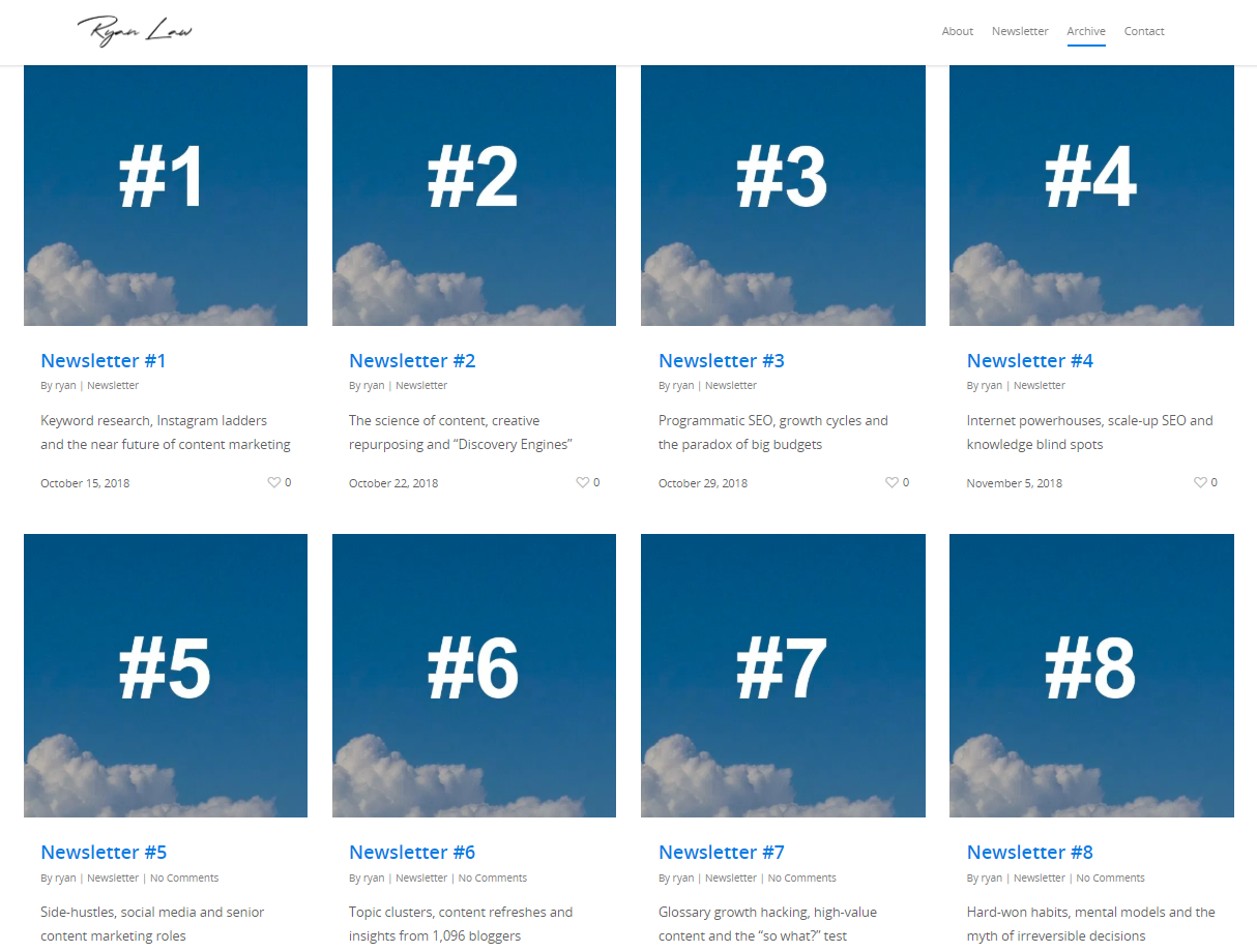 Power Law - Content Marketing Newsletter gallery image