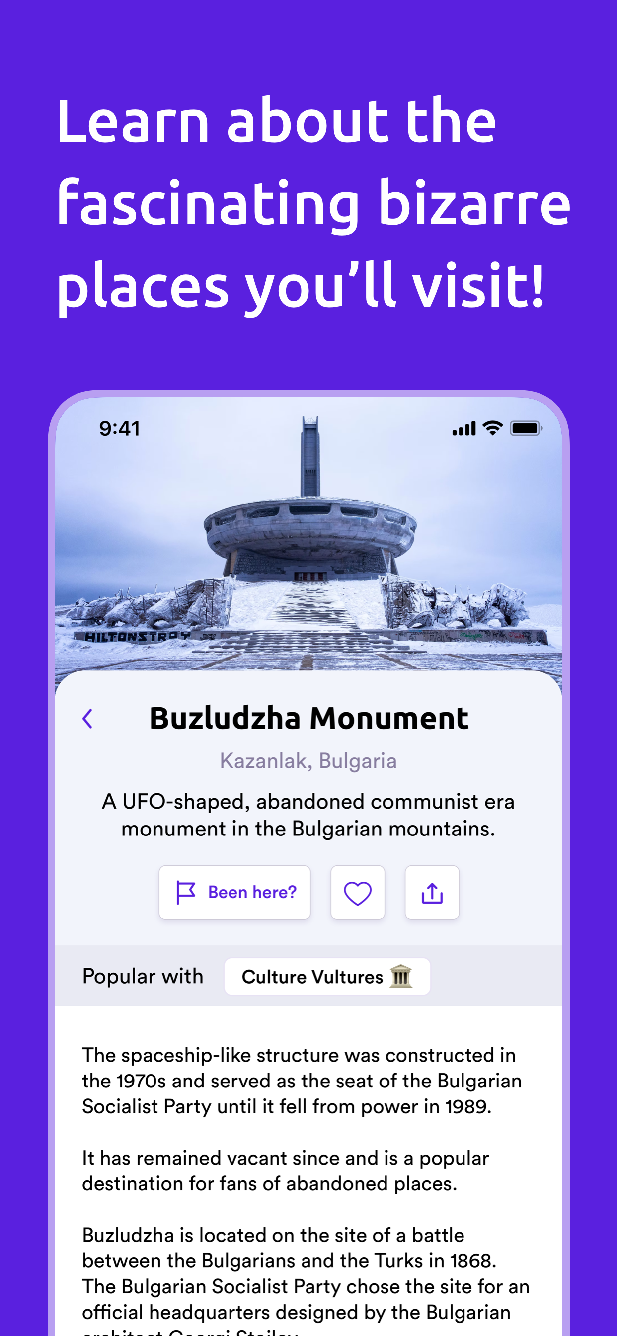 Bizarre Travel App gallery image