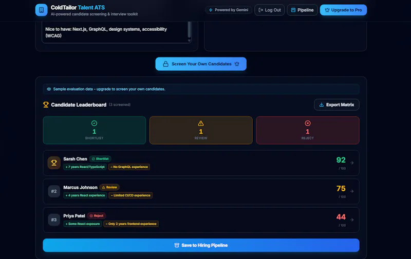 ColdTailor AI screenshot 3