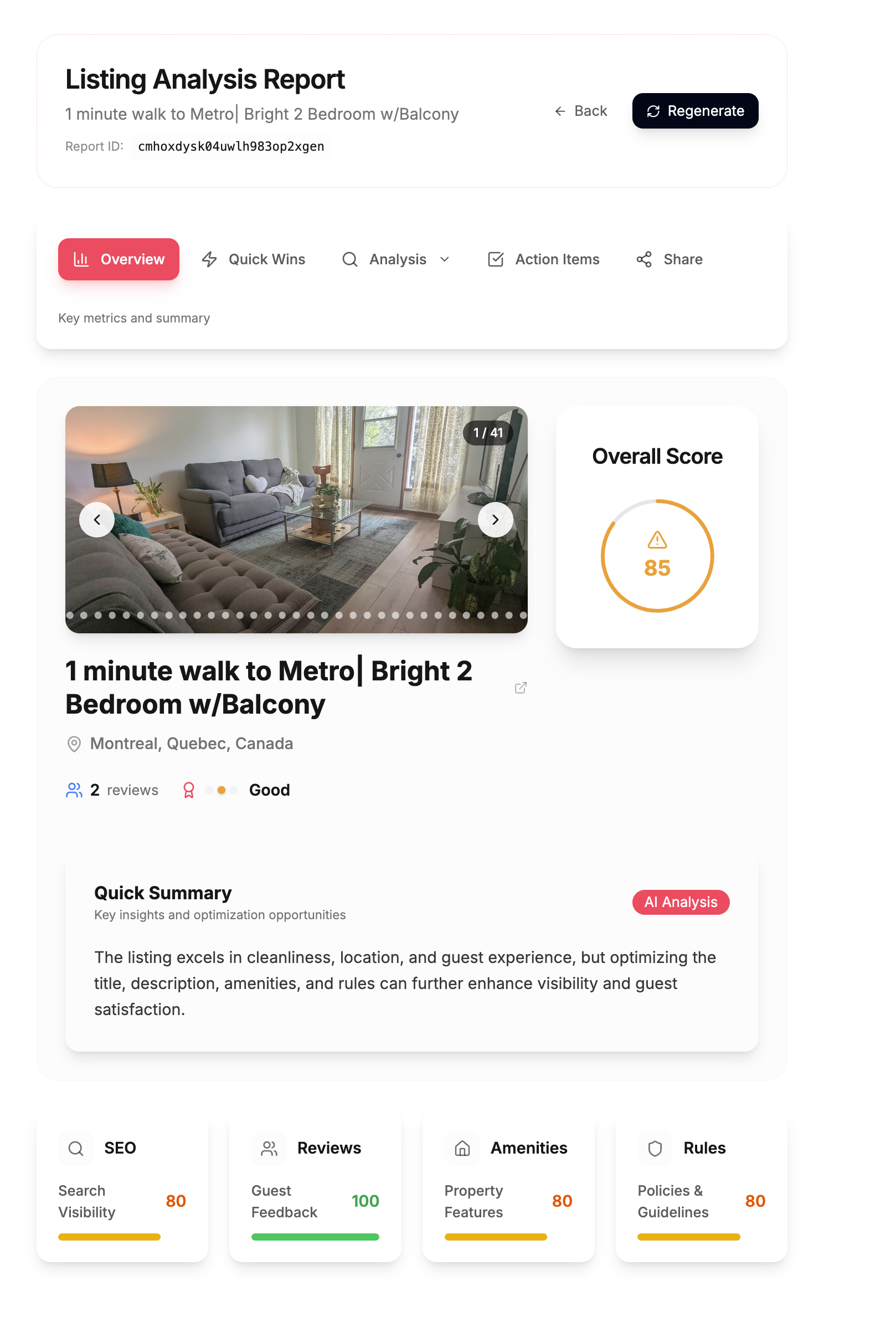 ShortRentals AI Launch - Screenshot 2 preview