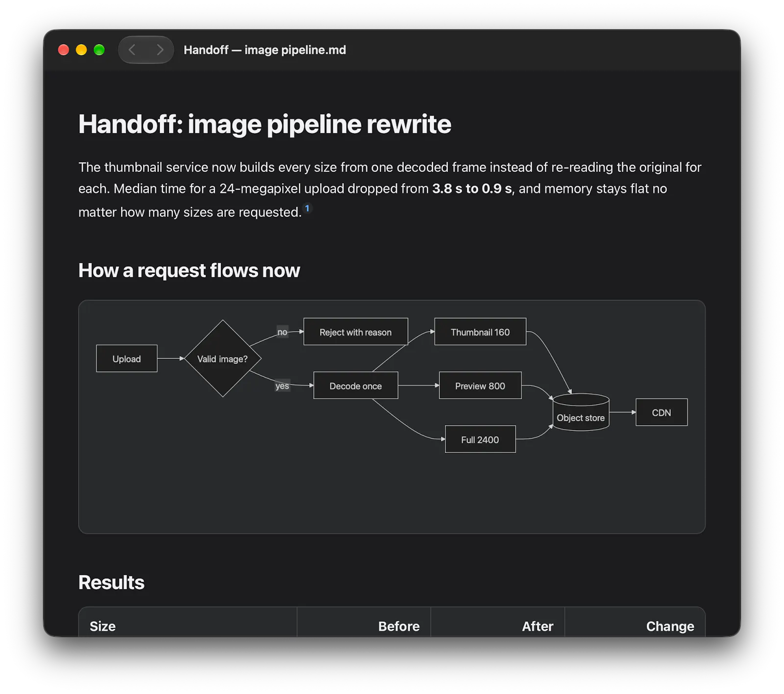 Tim's Markdown Reader screenshot 2