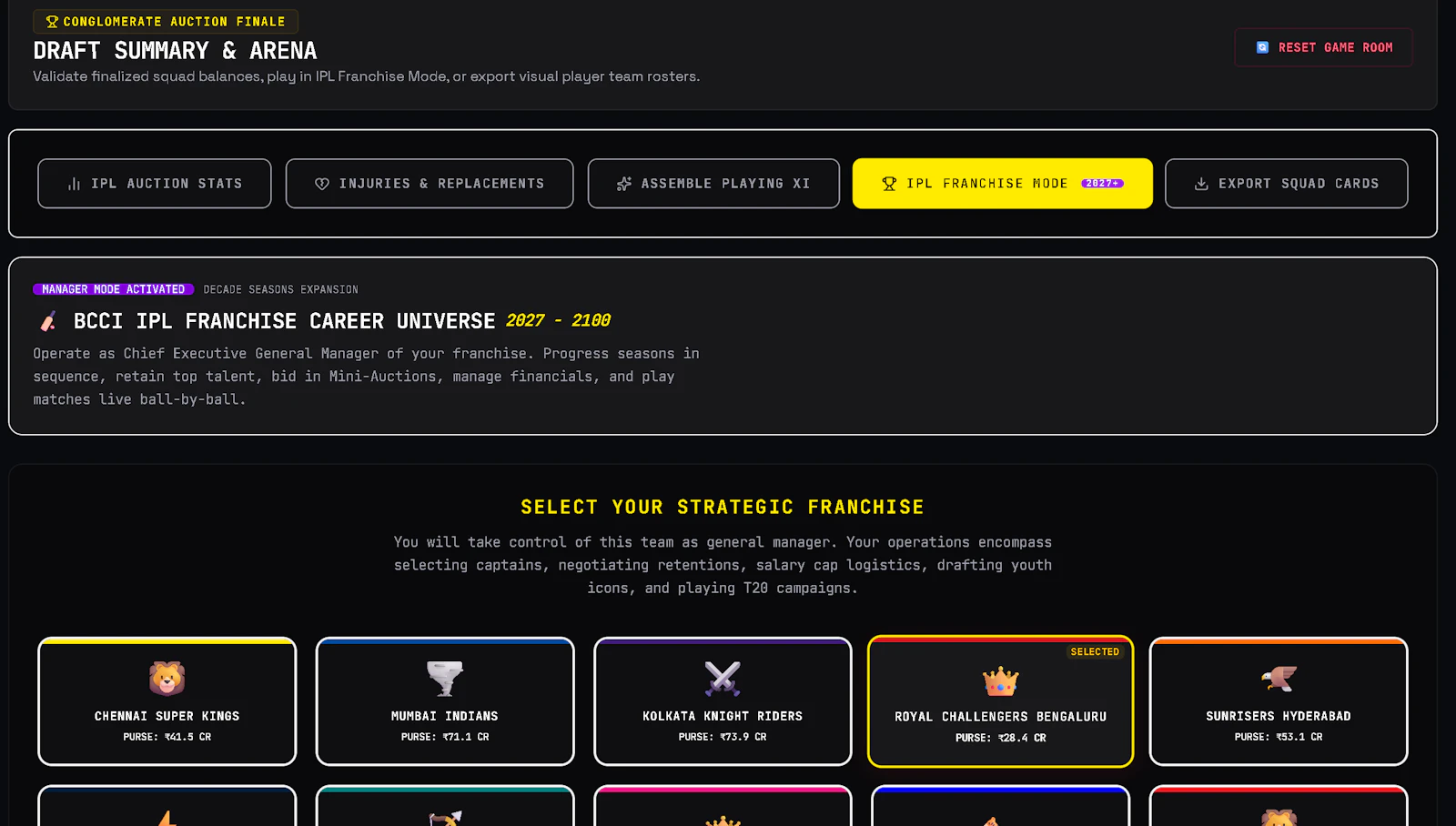 Auction Premier League (APL) screenshot 7