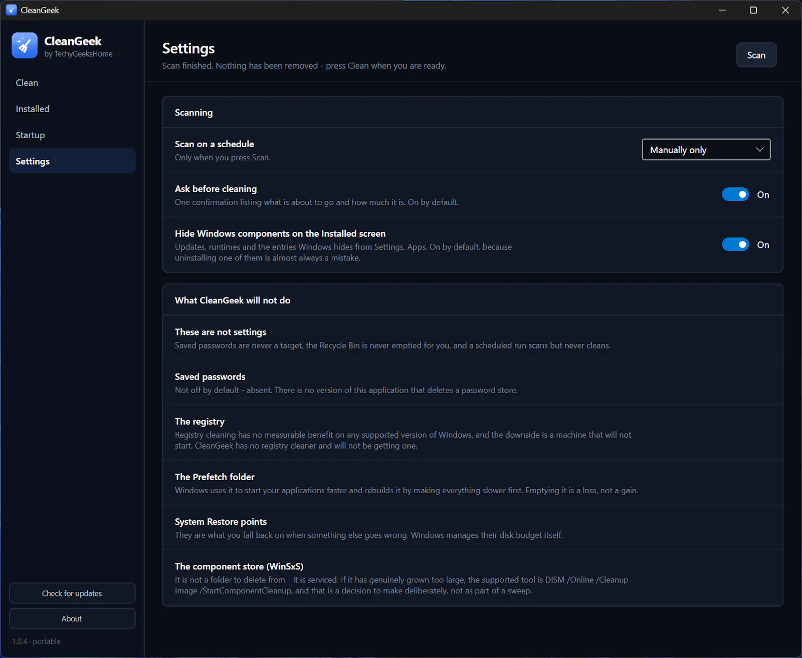 CleanGeek screenshot 3