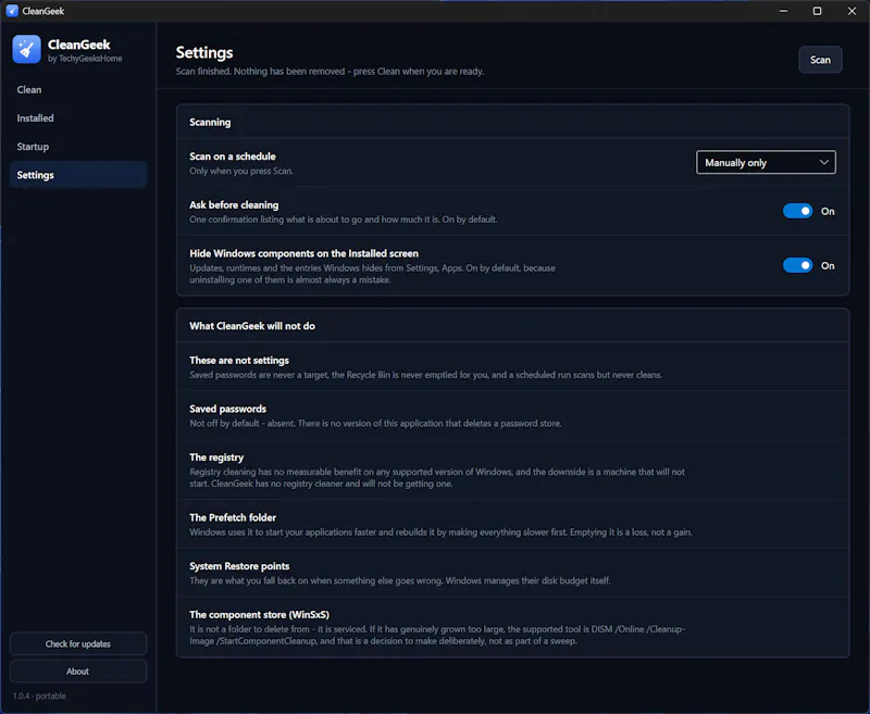 CleanGeek screenshot 3