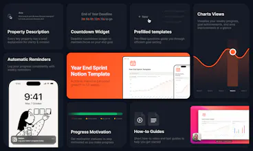Year End Sprint Notion Template gallery image