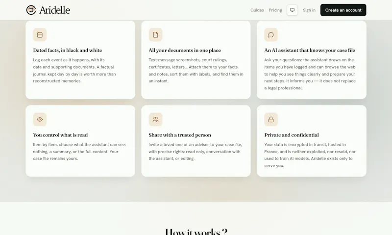 Aridelle screenshot 2