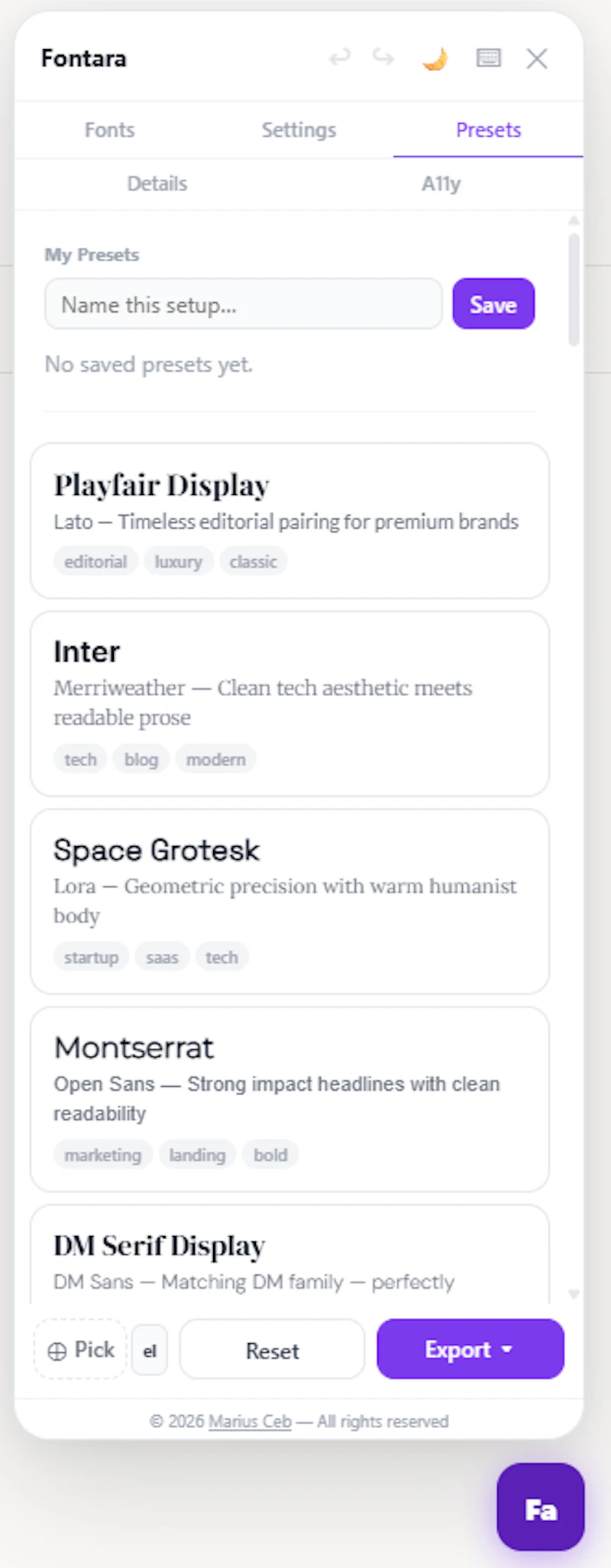 Fontara screenshot 4