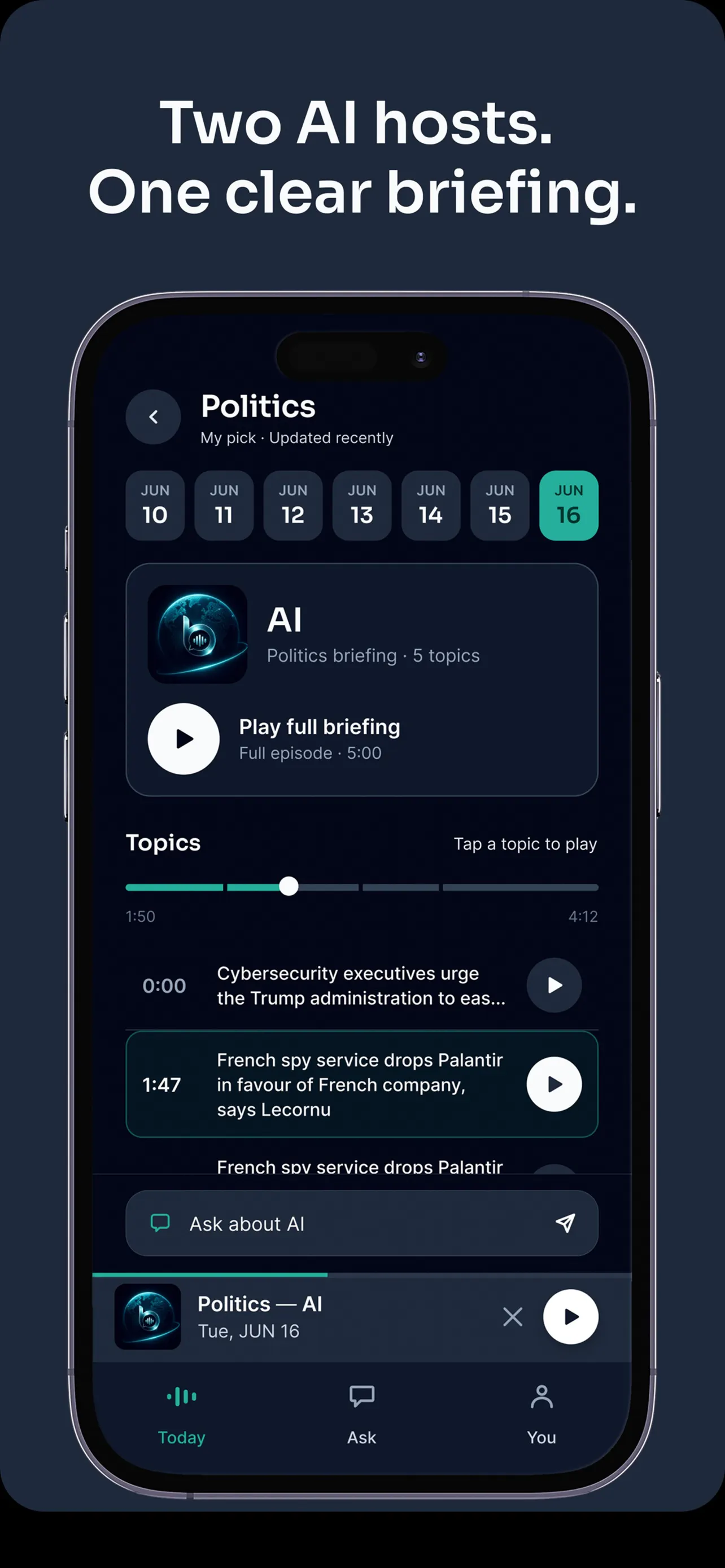 BriefTime — Five minutes. Feel smarter. gallery image