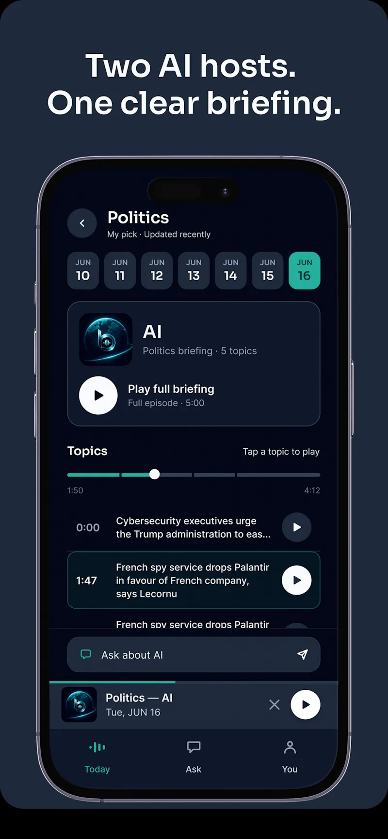 BriefTime — Five minutes. Feel smarter. screenshot 3