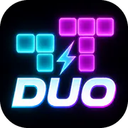 Neon Poly Duo: Block Battles