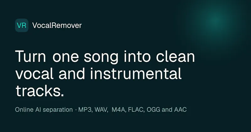 AI Vocal Remover screenshot 1