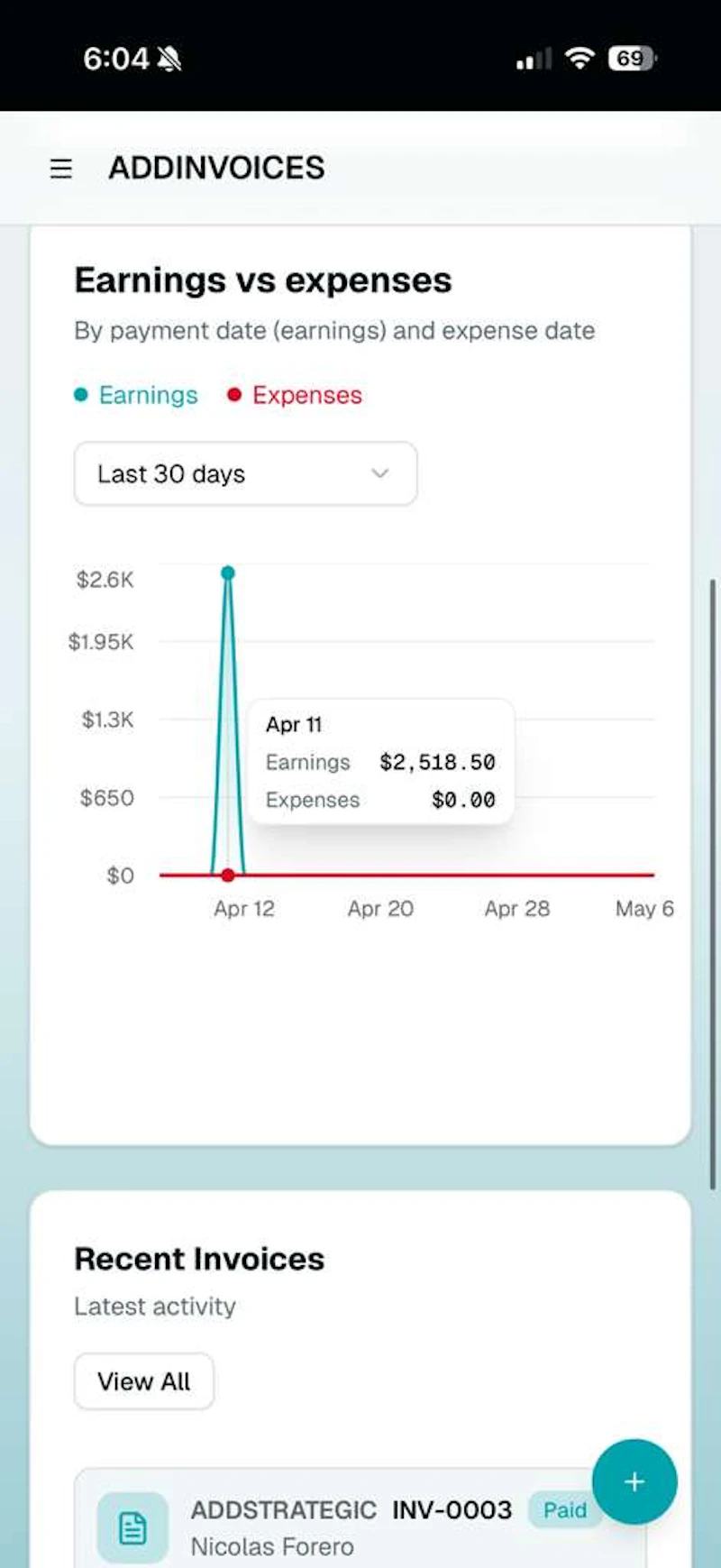 ADDINVOICES screenshot 5