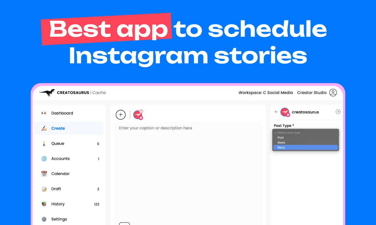 Instagram 스토리 스케줄러 도구 - Instagram 스토리를 무료로 예약하고 잠재 고객의 참여를 유지하십시오 미디어 5