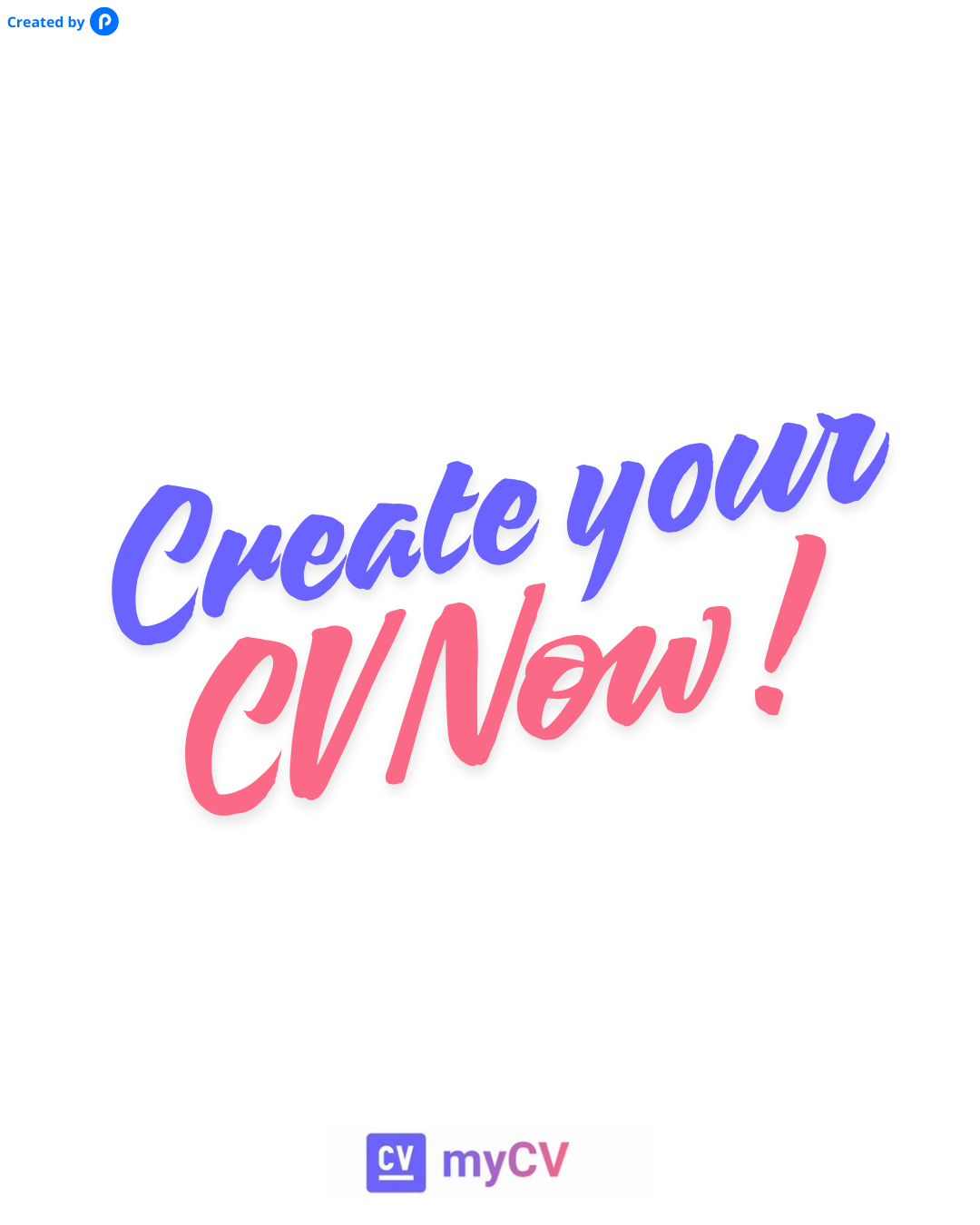 Média mycv - Générateur de CV professionnel 1