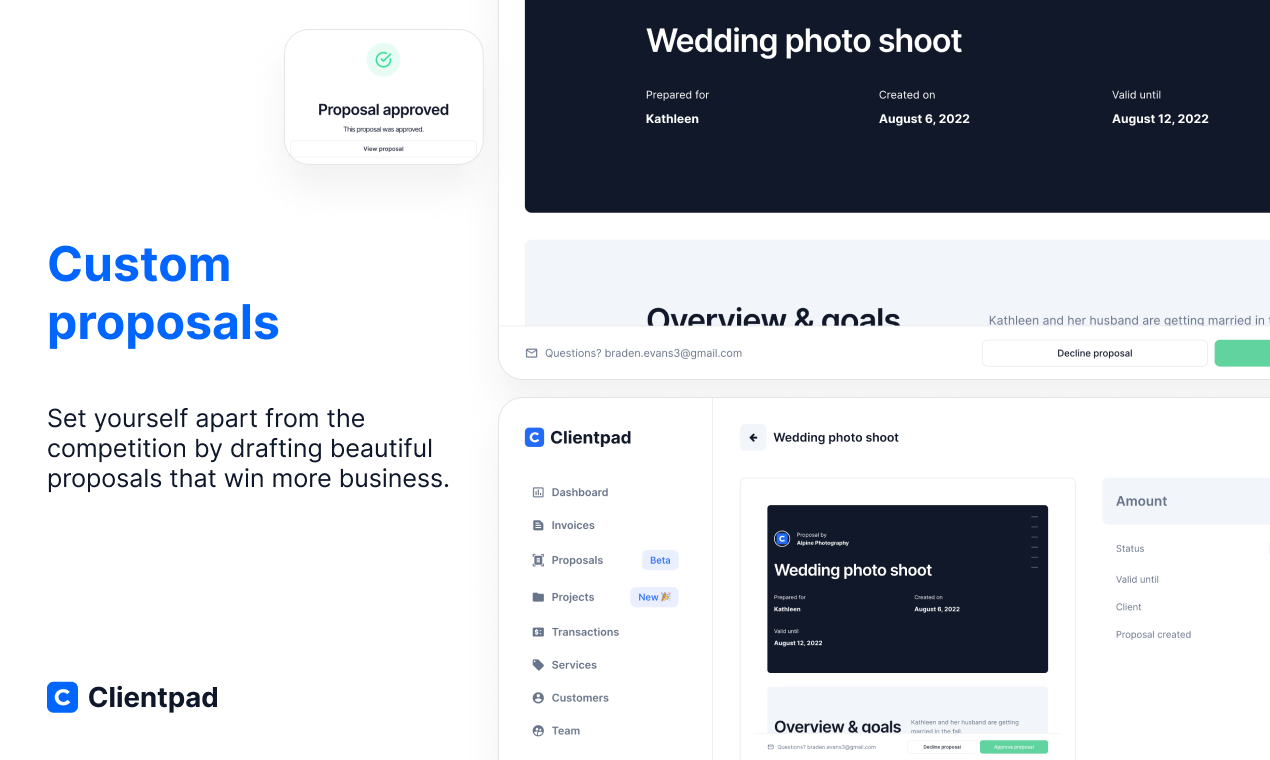 Clientpad - Facturación y propuestas simplificadas, hechas para freelancers. media 3