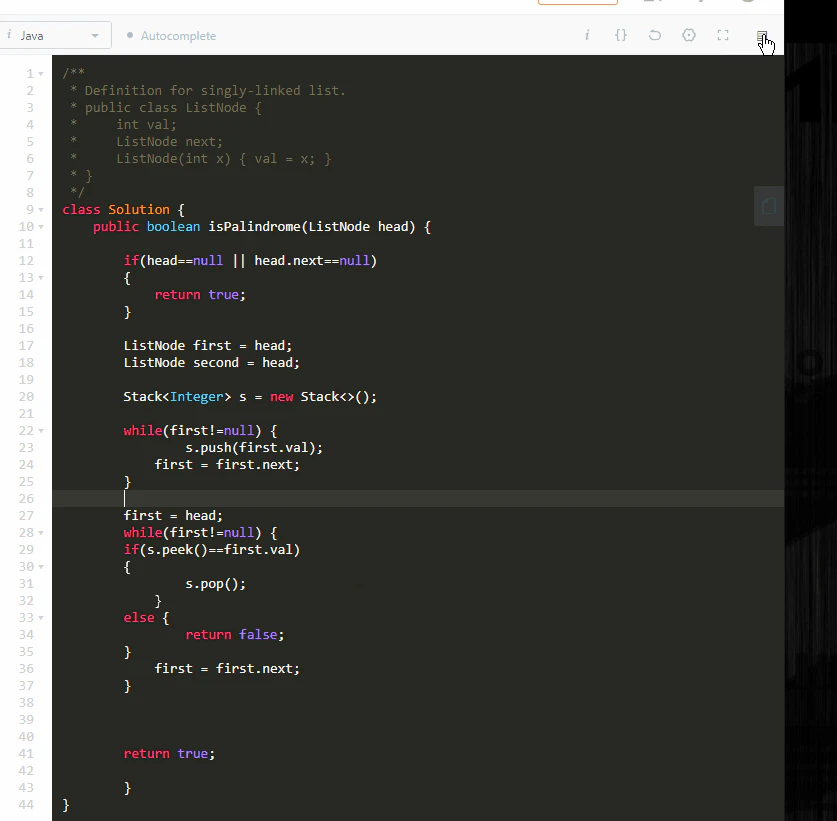 LeetCode Code Format