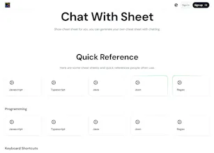 ChatSheet.org gallery image