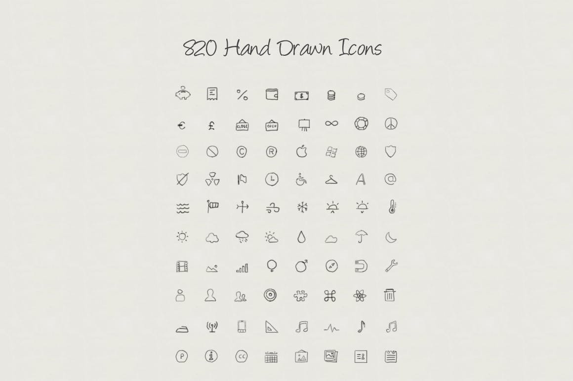 Hand Drawn Icons V.2 media 1
