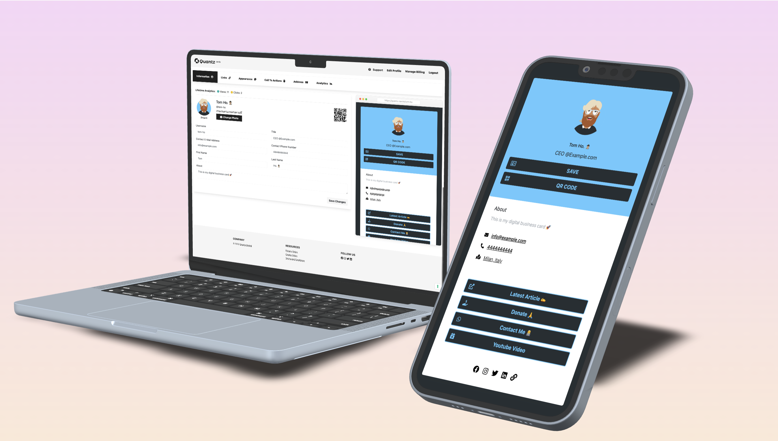 Easy Business Card Generator gallery image