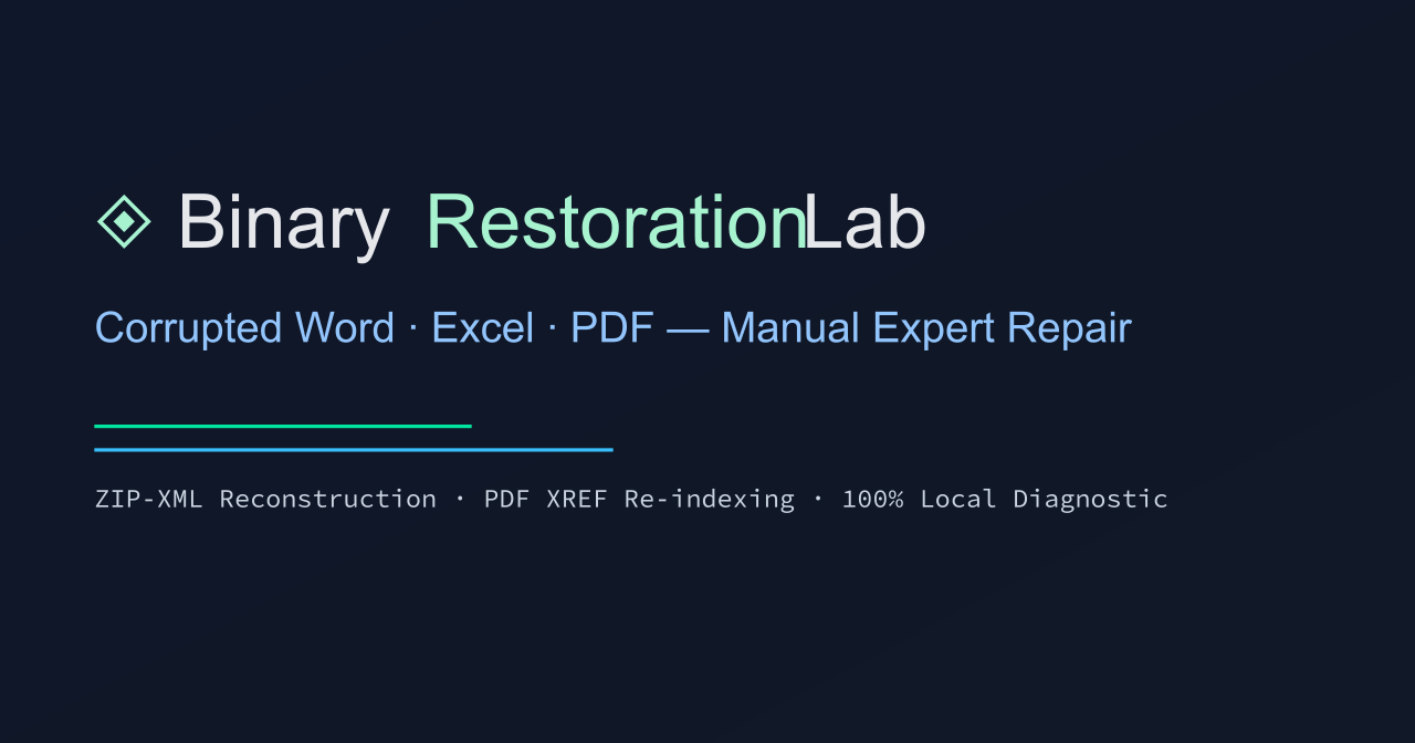 Recovery Data (DOCX XLSX PDF PPTX) gallery image