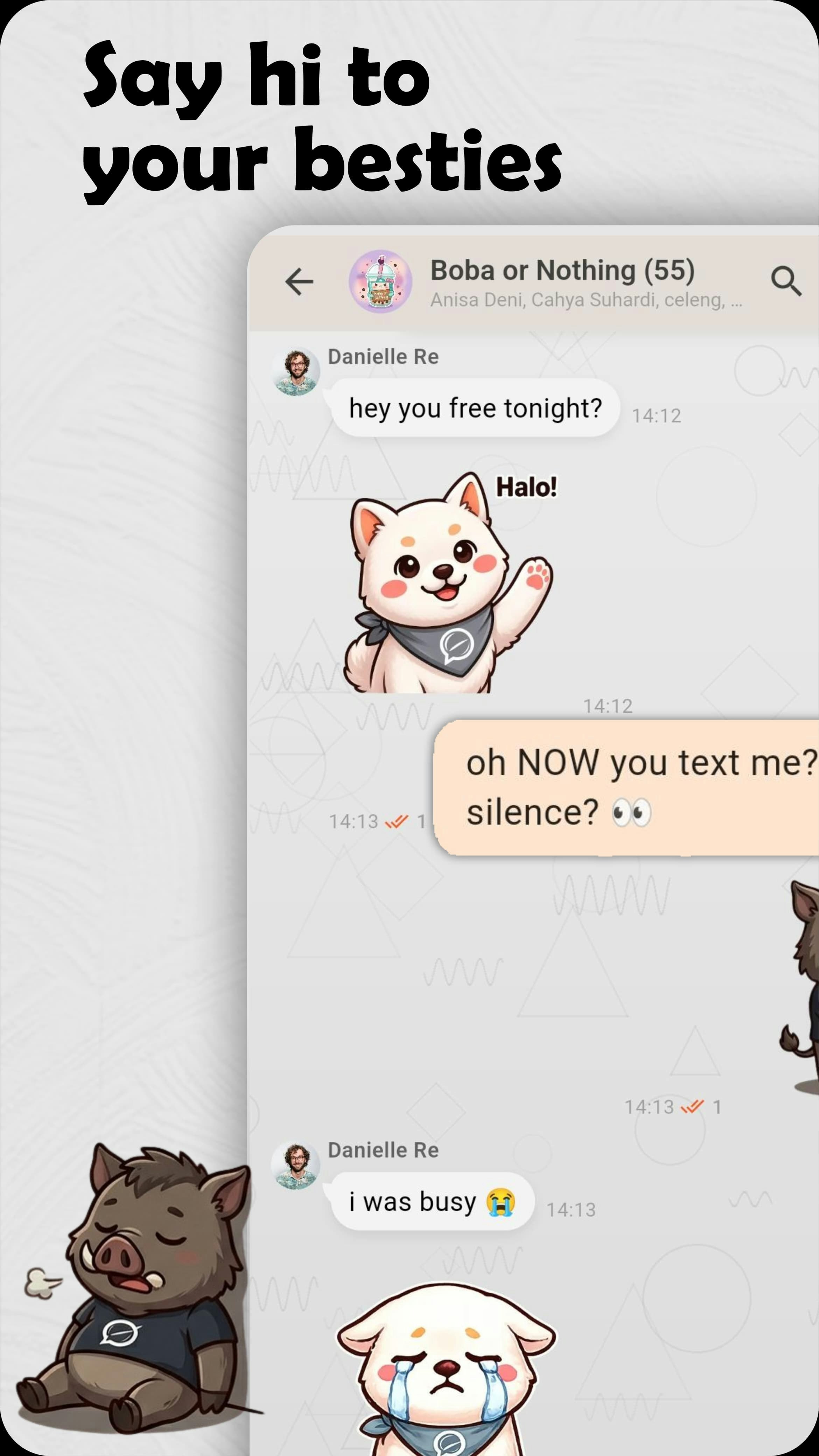 VagueChat - Real-time Chat & Calling App gallery image