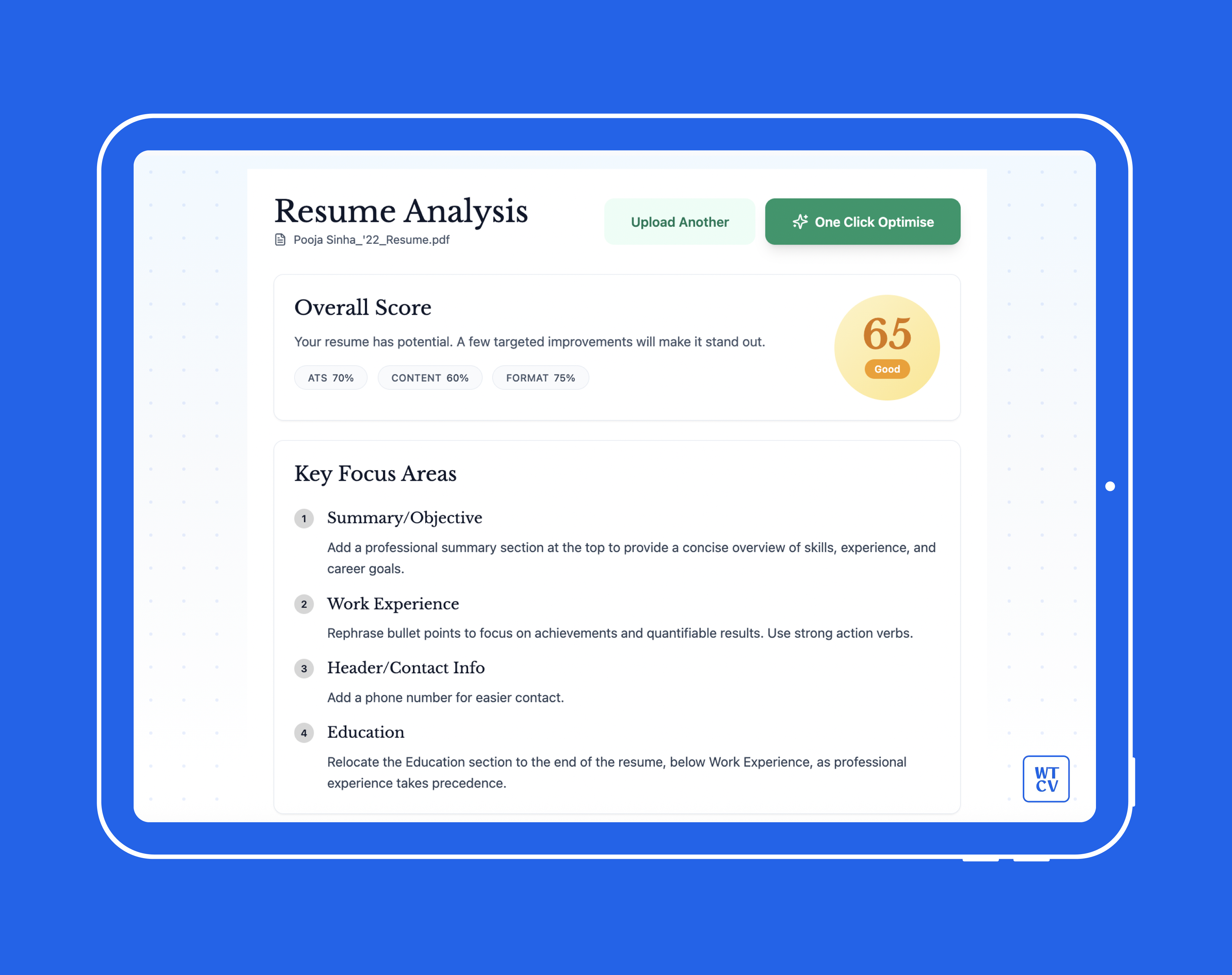 What the CV 2.0 gallery image