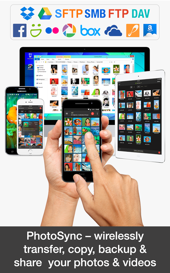 PhotoSync for Android gallery image