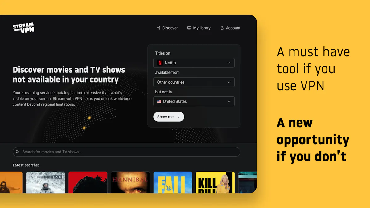 Stream with VPN