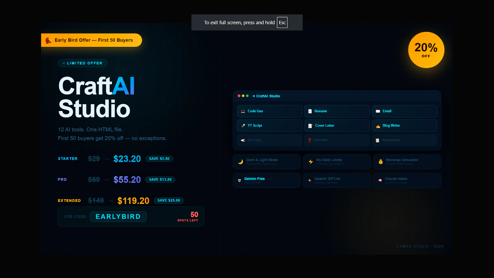  CraftAI Premium AI SaaS Template screenshot 8