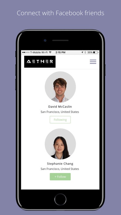 Aether App gallery image