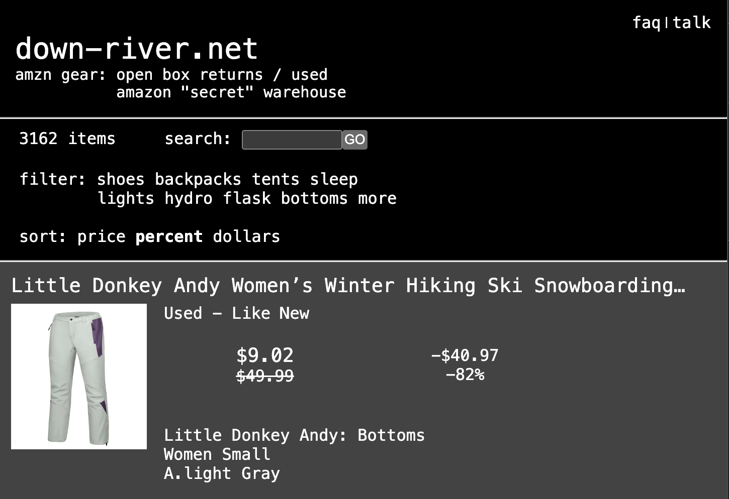 down-river.net - आउटडोर गियर: ओपन बॉक्स / इस्तेमाल किया।AMZN द्वारा भेज दिया गया मीडिया 1